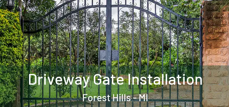 Driveway Gate Installation Forest Hills - MI